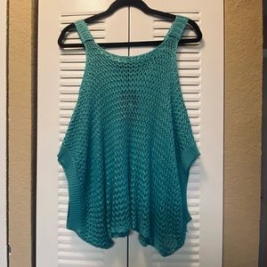 Open Shoulder Knit Sweater